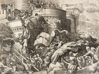 The Capture of Carthage, 1539 by Georg Pencz